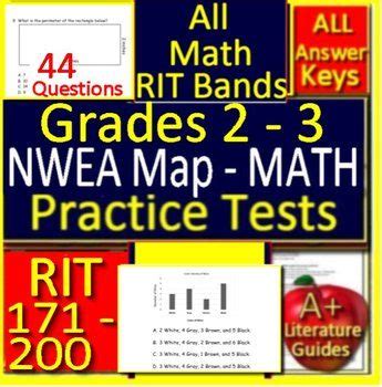 2nd And 3rd Grade NWEA Map Math Practice Tests Printable And Digital