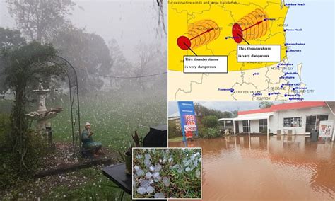 Dangerous Supercell Storm Drops Tennis Ball Sized Hail Batter South