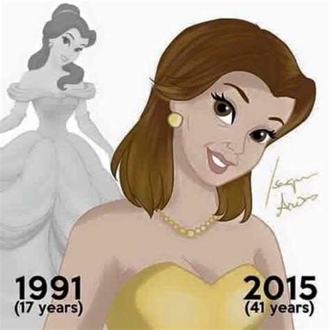 Disney Princesses Aged; Then And Now Photos – Coaster Nation