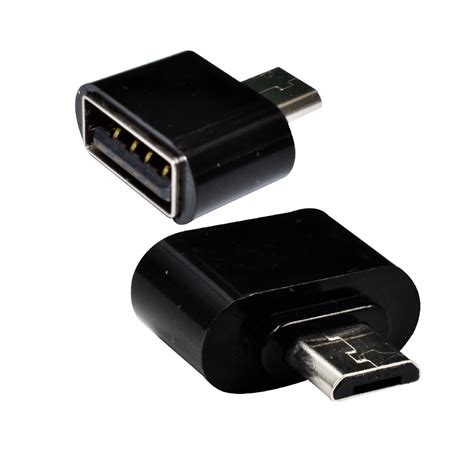 Pack De Und Adaptador Otg Micro Usb Negro Atp Shop