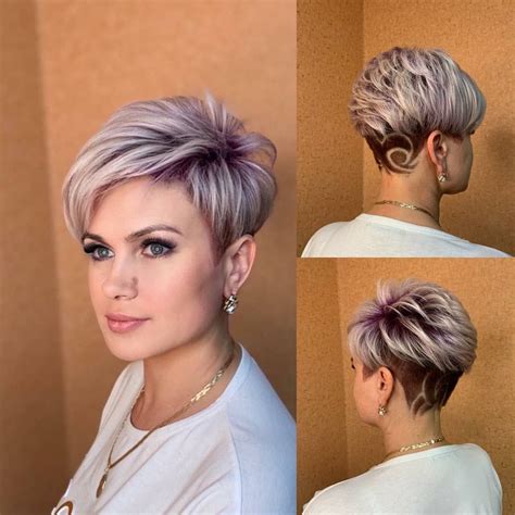 Kurze Haare On Instagram Hairtattoo Inspiration By Skillful Hairdresser Nikitenko Ele