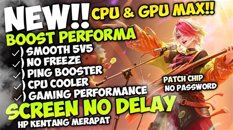 Update Config Ml Anti Lag Terbaru Smooth Extreme Patch Chip Atasi