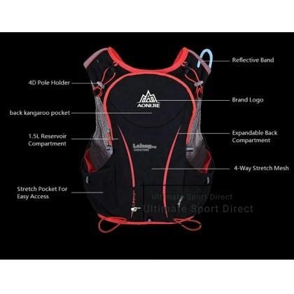 Aonijie Withwind L Hydration Set Cross Country Running Backpack