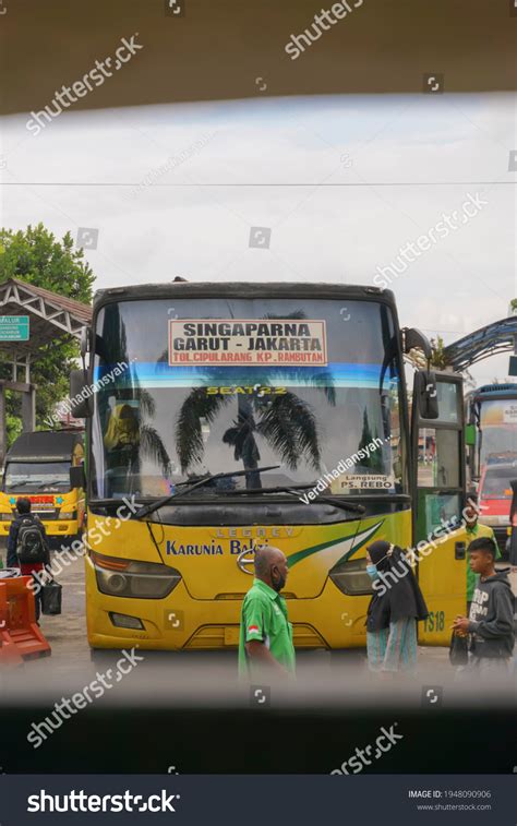 Front Bus That Labeled Karunia Bakti Stock Photo 1948090906 Shutterstock