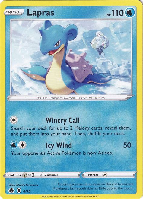 Lapras 6 15 McDonald S Promos 2022 Pokemon