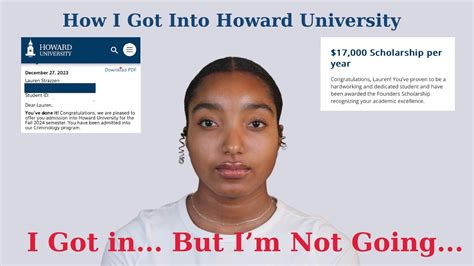 How I Got Into Howard University I M Not Going Gpa Stats Essays