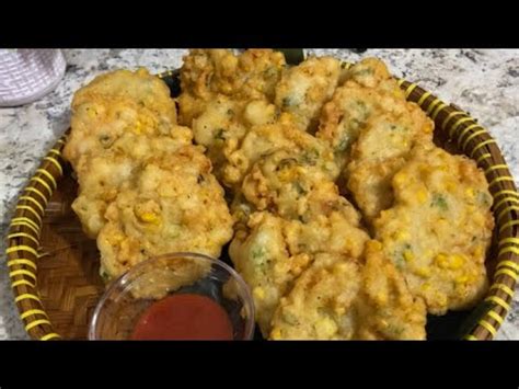 Corn Fritters Vegan Recipe Bakwan Jagung Enak Untuk Cemilan