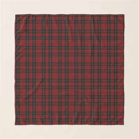 Clan Macqueen Tartan Chiffon Scarf Zazzle