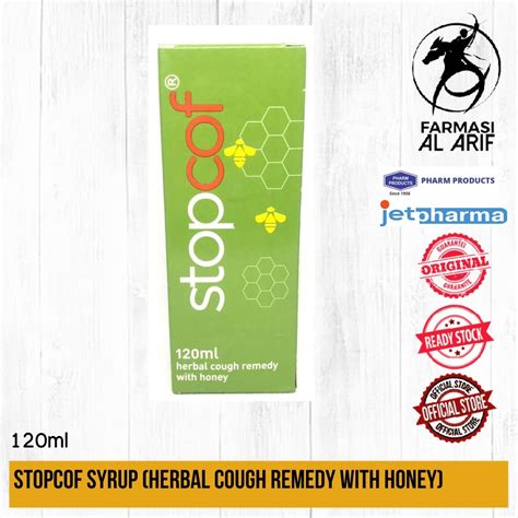 stopcof herbal cough remedy syrup  honey ubat batuk  madu