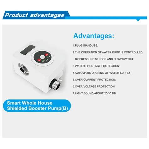 78w Dc24v Permanent Magnet Smart Whole House Shielded Pressure Booster Pump B Booster Pump And