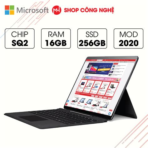 Microsoft Surface Pro X Sq Gb Gb New Shopcongnghe Vn