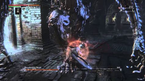 Bloodborne Bloodletting Beast In Chalice Dungeon YouTube