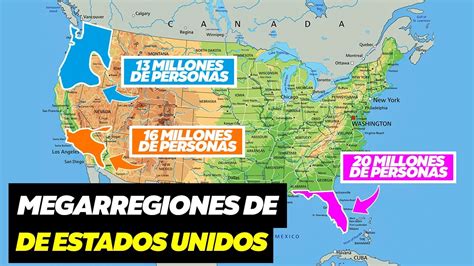 Top Megarregiones Usa En 2024 MegalÓpolis Estados Unidos Youtube