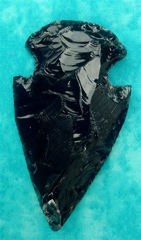 Obsidian Arrowheads Spearheads