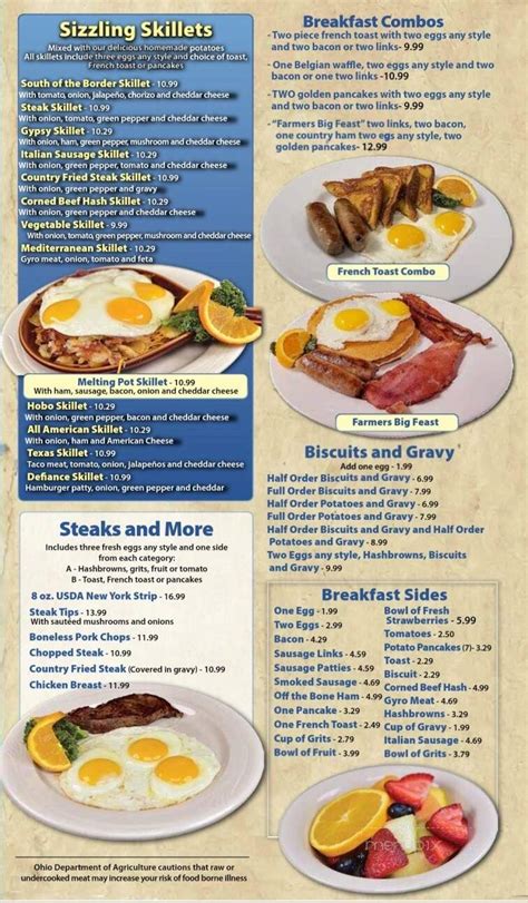 Defiance Pancake House Menu in Defiance, OH | Order Delivery & Reviews