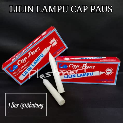 Jual Lilin Lampu Cap PAUS Lilin Mati Lampu 8btg Shopee Indonesia