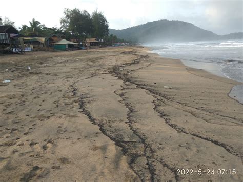 Tarballs are now an annual phenomenon on Canacona beaches