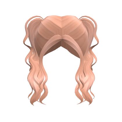 Dark Blonde Preppy Messy Pigtails Roblox Item Rolimon S