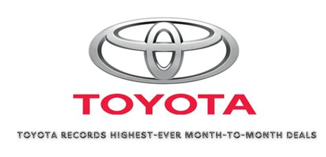 Toyota Records Highest Ever Month To Month Deals Best Gaddi