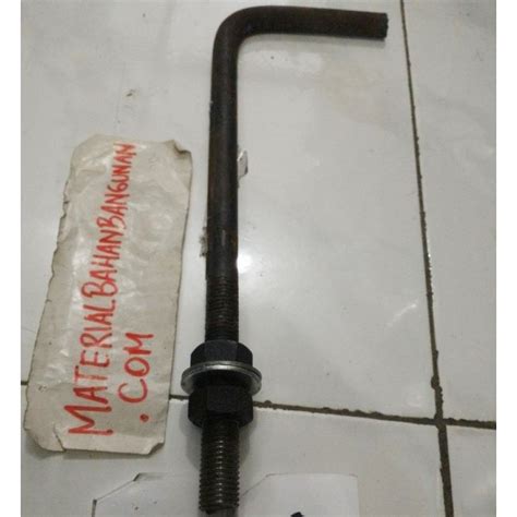 Jual Anchor Bolt L 7 8 Inch 22 Mm X 400 Mm Baut Angkur Struktur