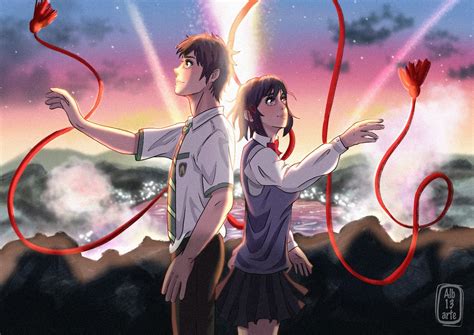 Illustration Of Your Name Movie Your Name Movie Kimi No Na Wa Names