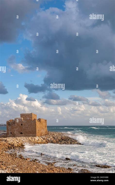 Medieval Fort At The Port Of Paphos Pafos Cyprus Stock Photo Alamy