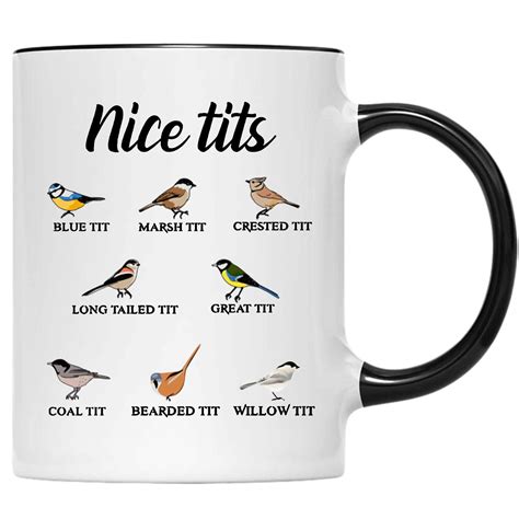 Nice Tits Fowl Language Bird Watcher Mug Funny Novelty Gift For Bird Lovers EBay