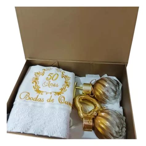O Que Dar De Presente Bodas De Ouro - Presente Para Bodas De Ouro De Luxo Casamento 50 Anos | Parcelamento ...