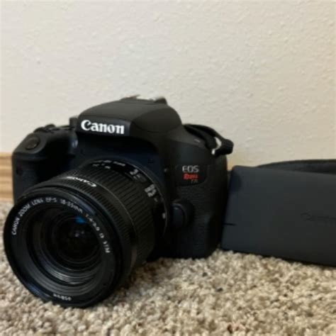 Canon Rebel T7i Camera With Lens Canon Eos Rebel Depop