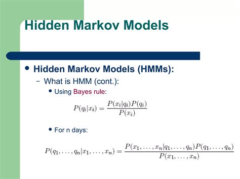 Hidden Markov Model Ppt Ppt