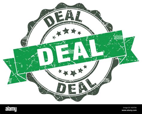 Deal Stamp Sign Seal Stock Vector Image Art Alamy