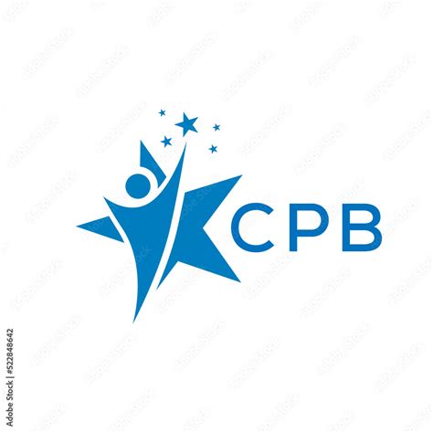 cpb letter logo white background cpb business finance logo design