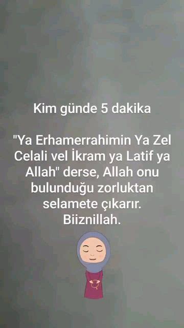 Amin Vakti On Instagram Kurtulu Zikri Zikir Dua Esma Lh Sna