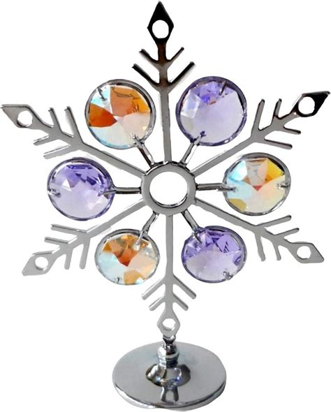 Crystocraft Snowflake Ornament With Swarovski Elements T Boxed