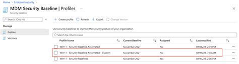 Microsoft Intune Security Baselines Explained