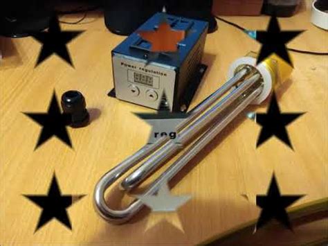 Регулятор мощности нагрева тэна с термо-регулятором. - YouTube