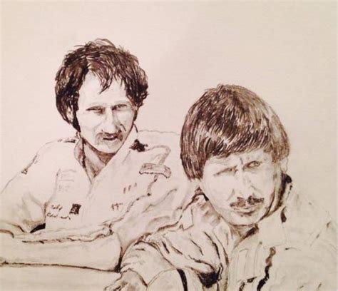 Gone But Never Forgotten Dale Earnhardt And Neil Bonnet Pencil Drawing By