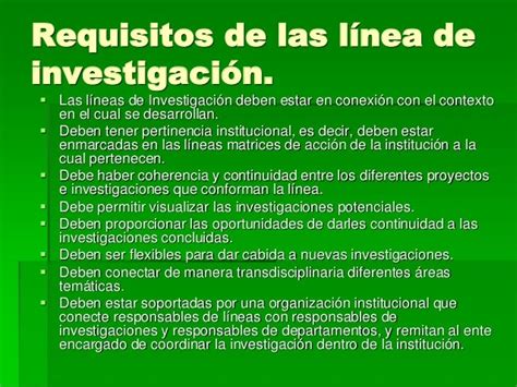 Líneas De Investigación