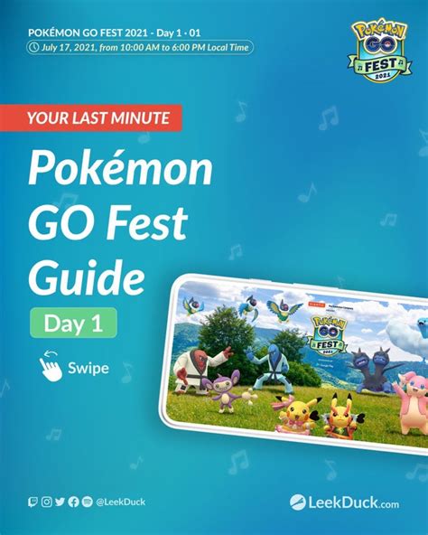 Your Last Minute Guide To Pokemon Go Fest 2021 By Leekduck R