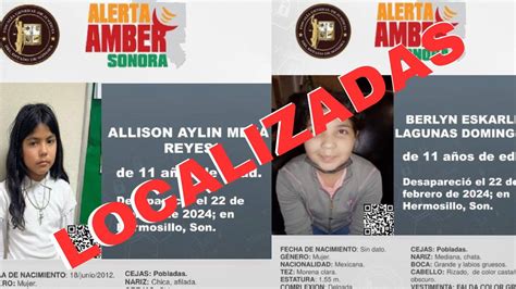 Cancelan Alerta Amber Encuentran A Niñas Desaparecidas Allison Aylin