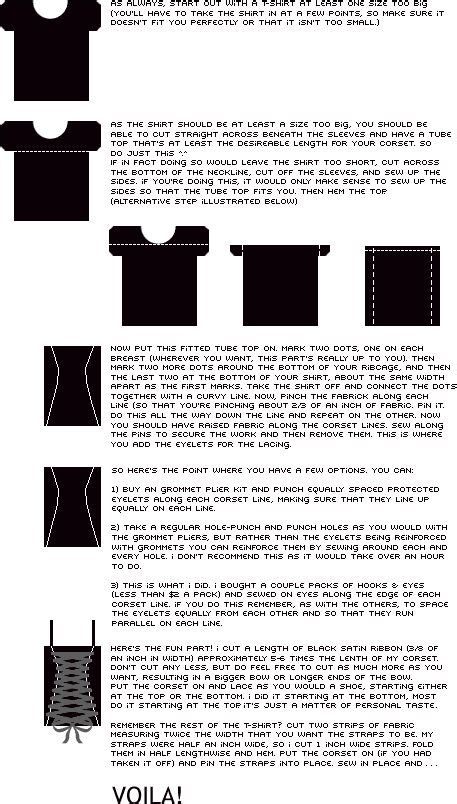 No Title Diy Goth Clothes Diy Corset Diy Clothes Life Hacks