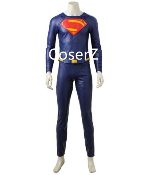 Custom Justice League Superman Costume Clark Kent Cosplay Costume Coserz