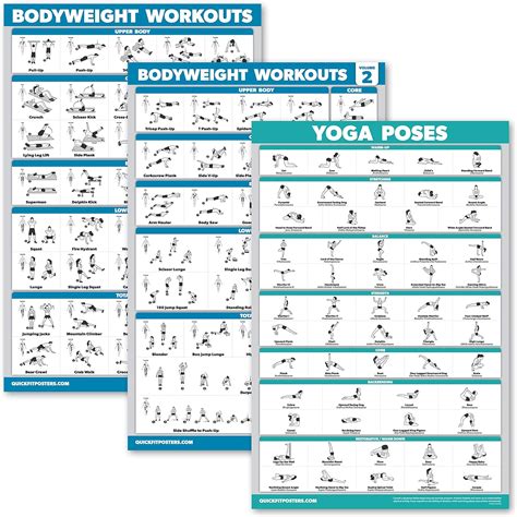 Palace Learning Pack Set Of Workout Charts Yoga Poses Volume