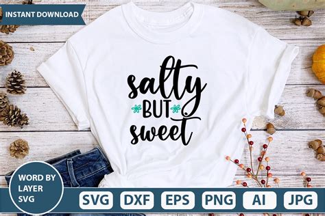 Salty But Sweet Svg Illustration Par Ismetarabd Creative Fabrica