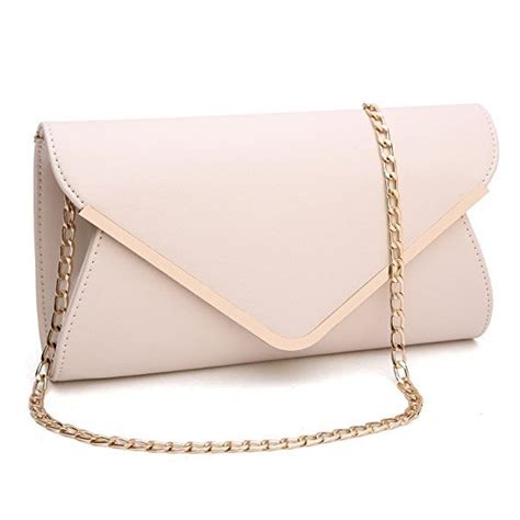 Nude Faux Suede Envelope Clutch Bag Artofit
