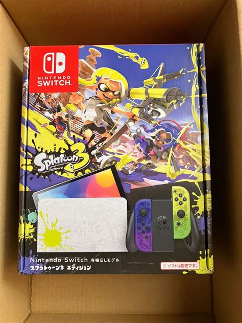 Nintendo Switch 有機elモデルスプラトゥーン3エディション 未使用 ニンテンドースイッチ本体｜paypayフリマ