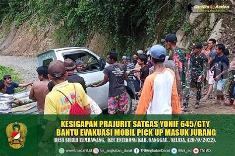 TNI AD On Twitter Kesigapan Prajurit Satgas Yonif 645 GTY Bantu