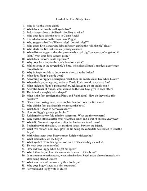 Quotes From Lord Of The Flies With Page Numbers