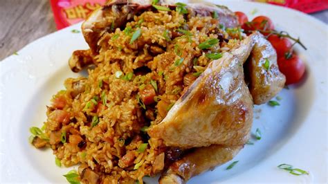 The Juicest Oven Baked Stuffed Chinese Roast Chicken W Glutinous Rice 糯米雞 Lor Mai Gai Recipe