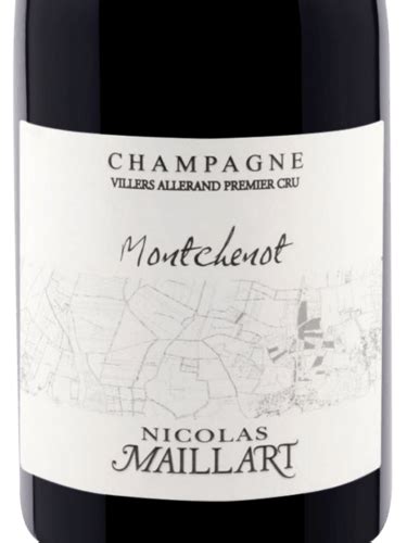 Nicolas Maillart Montchenot Villers Allerand Champagne Premier Cru